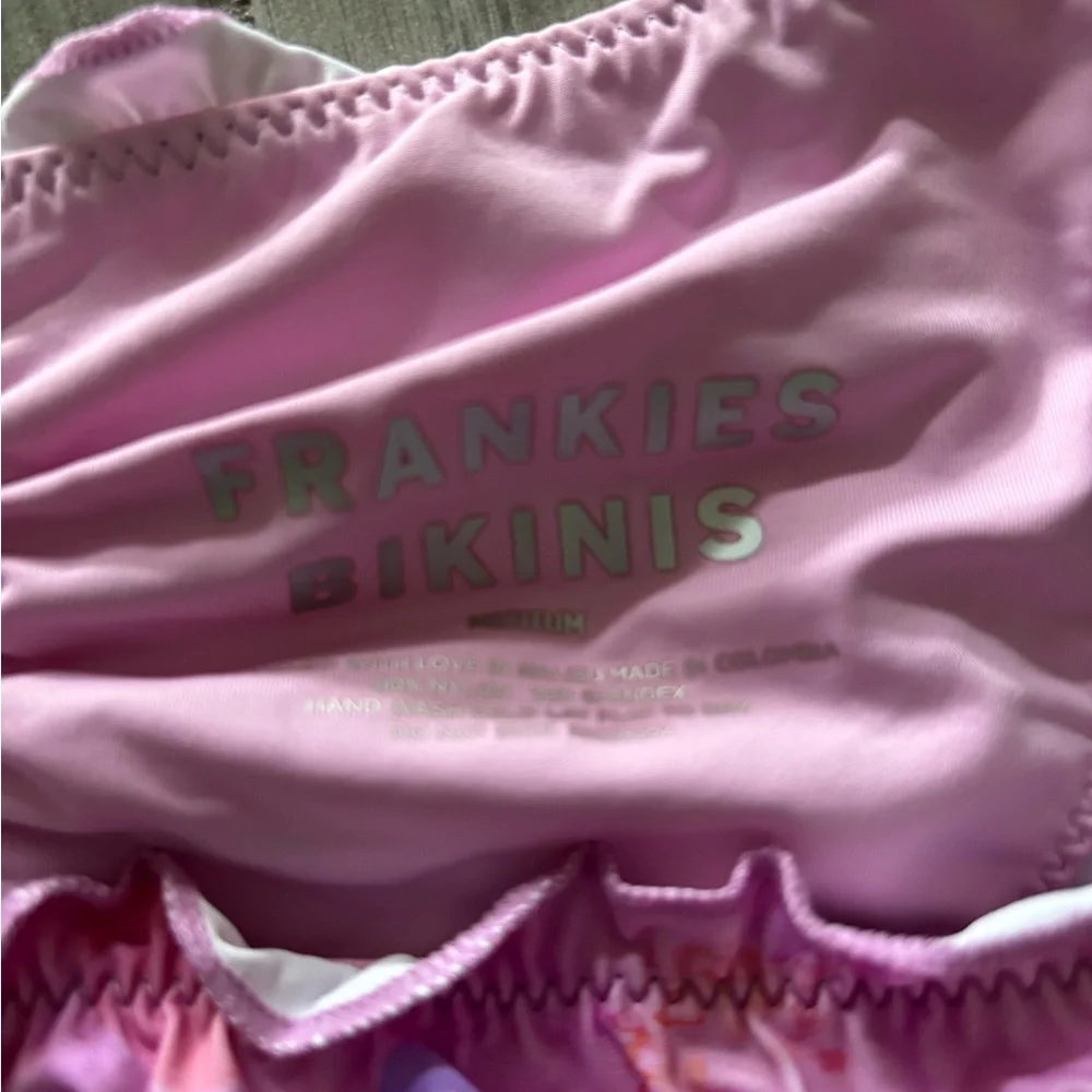 Frankie’s Colby Floral Tie-Dye‎ Bikini Bottom size Medium